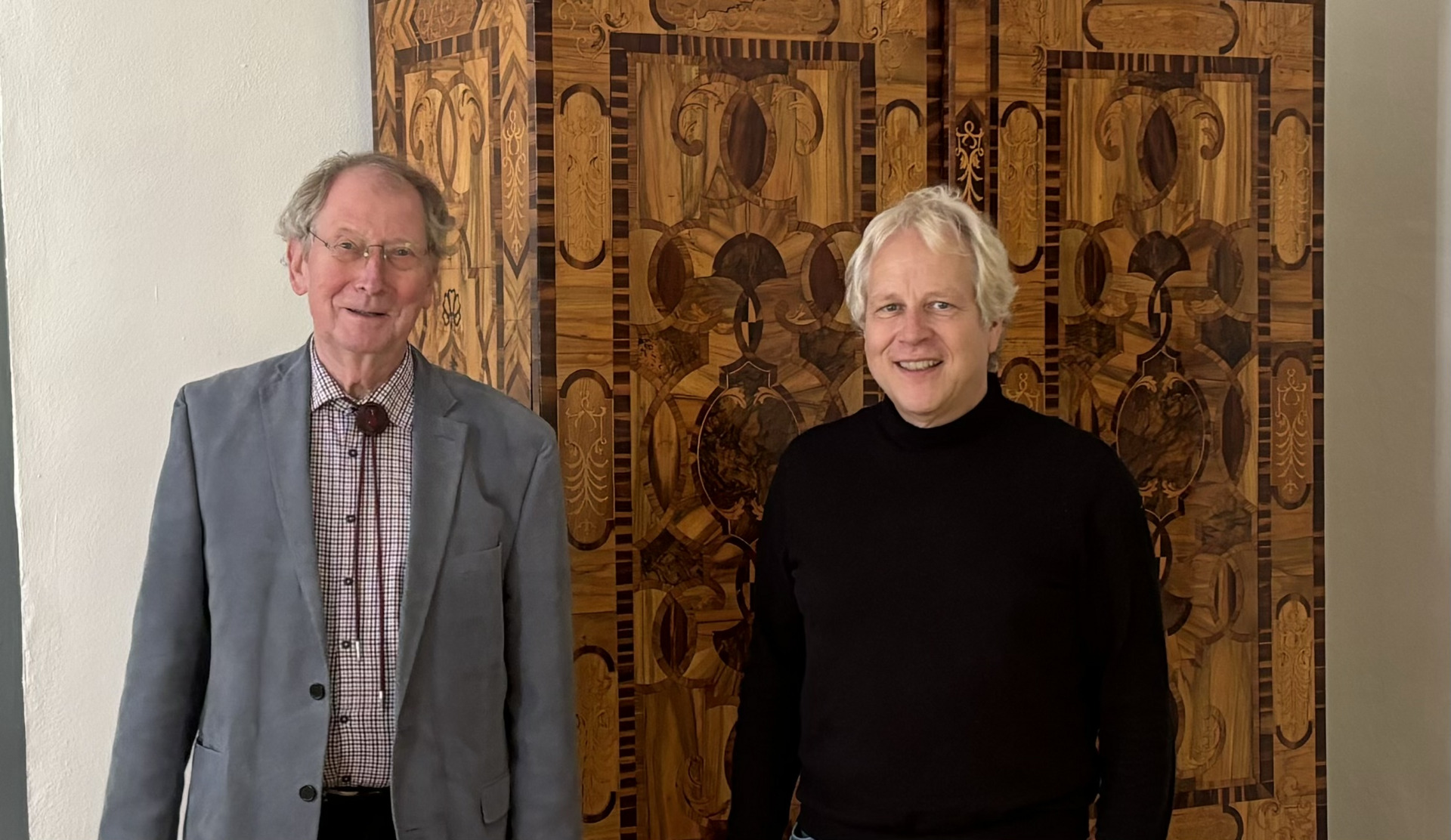 Prof. Christian de Bruyn (links) und Prof. Markus Schäfer (rechts)