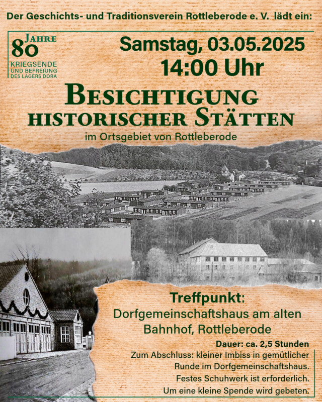Spaziergang zu Gedenkorten in Rottleberode