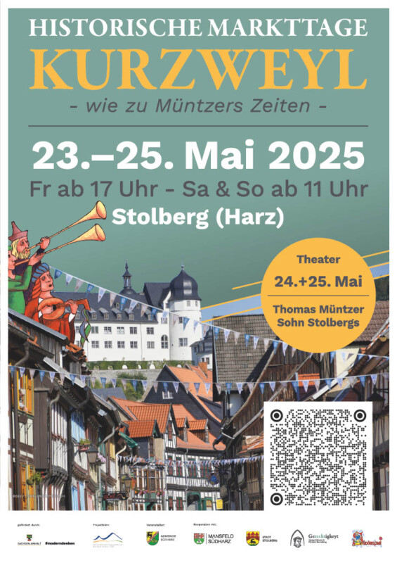 Historische Markttage „Kurzweyl wie zu Müntzers Zeiten“
