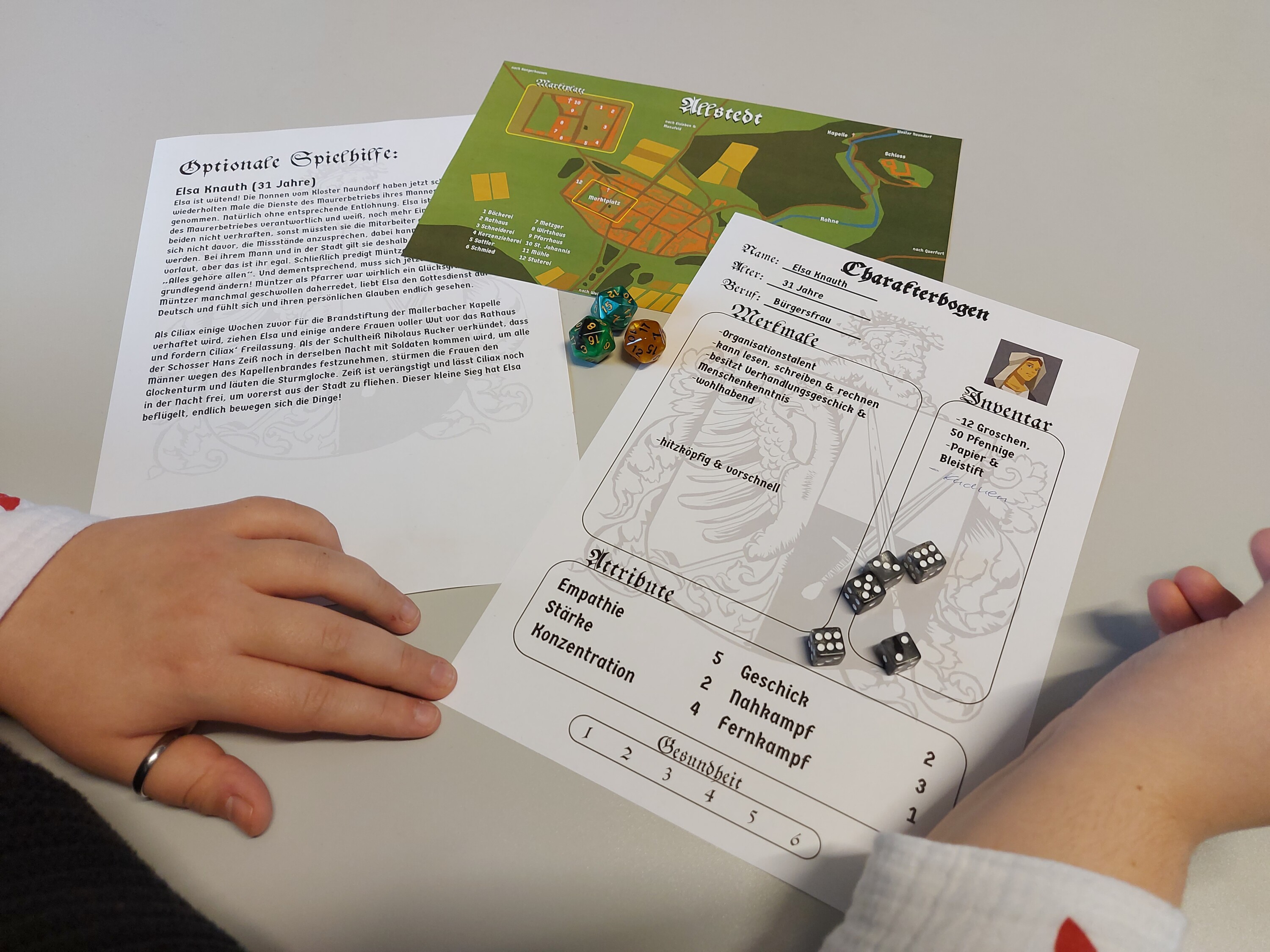 Pen-und-Paper Rollenspiel Melchior Fuchs