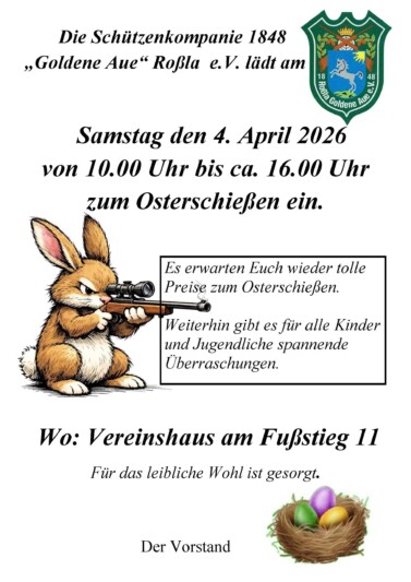 Osterschießen in Roßla