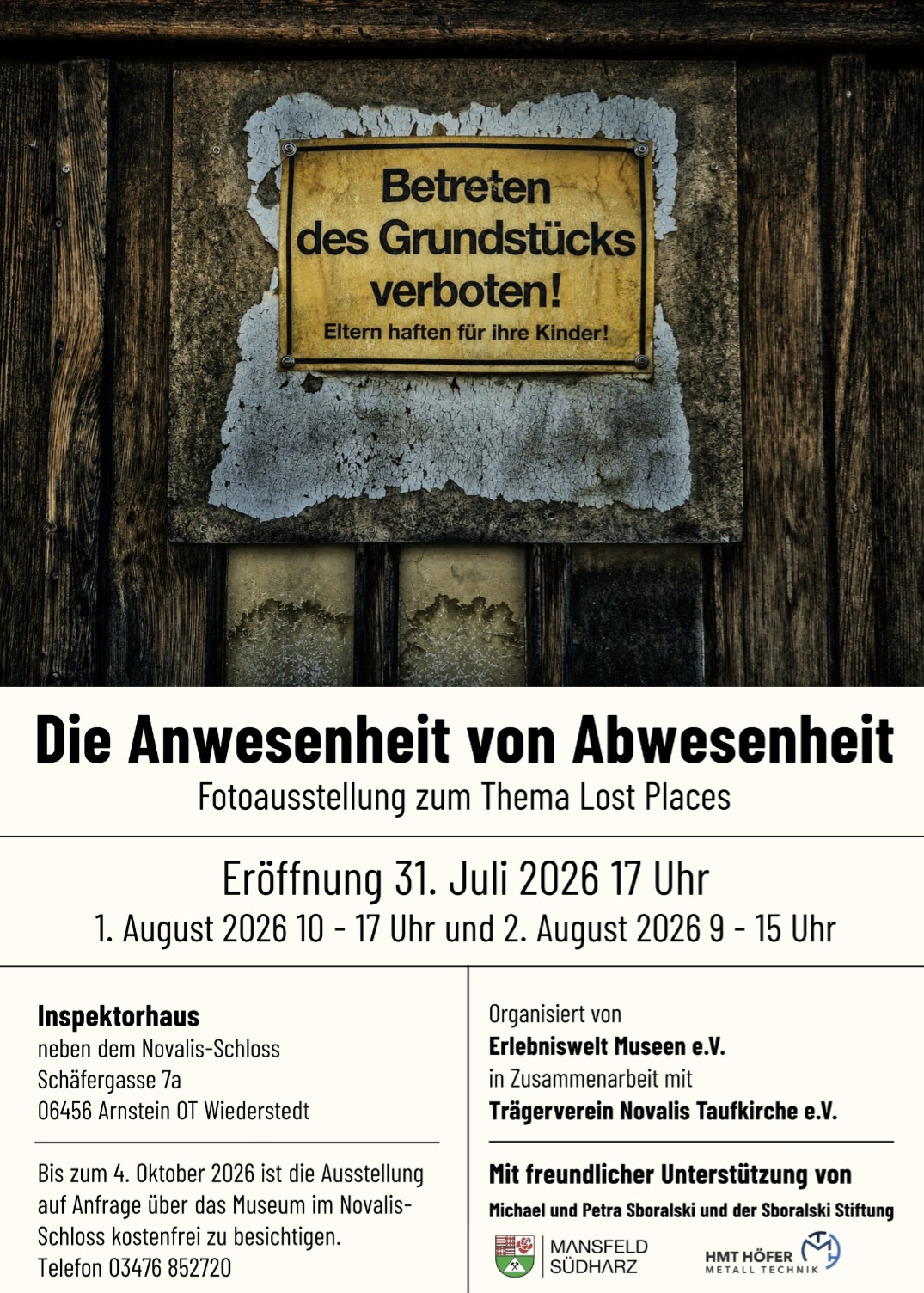 Veranstaltungsankündigung
