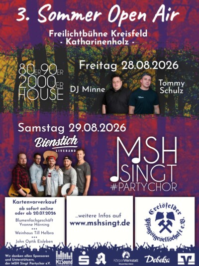 Plakat für das 3. Sommer Open Air