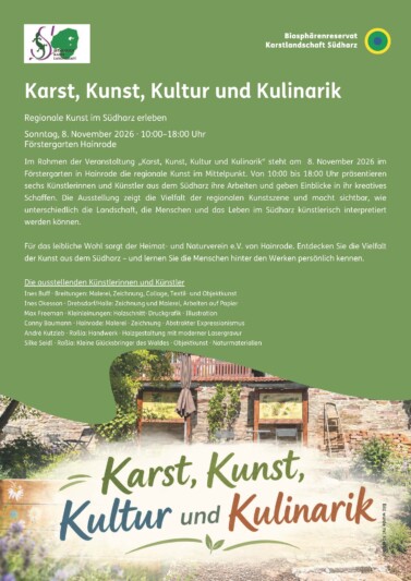 Ausstellung in Hainrode am 8.11.2026